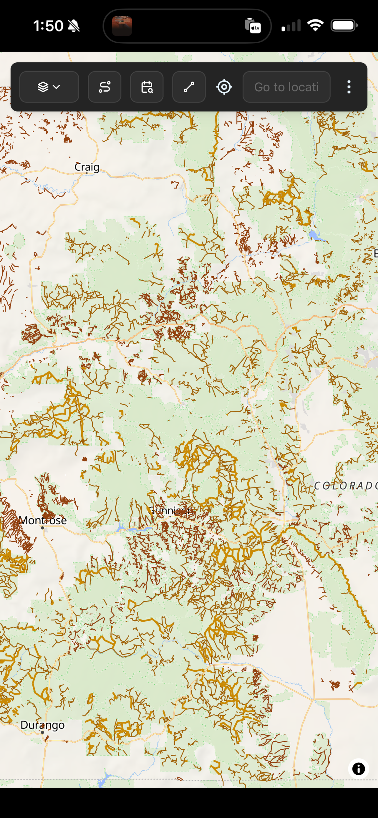 Forest & OHV roads — Campound screenshot