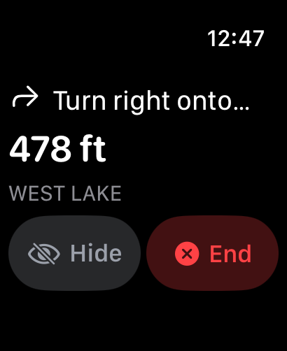 Apple Watch navigation — Campound screenshot